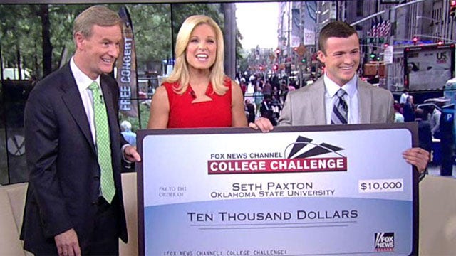 Winner of the 2014 Fox News Channel College Challenge