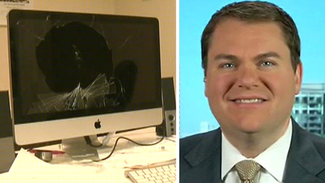 Office of openly gay GOP candidate vandalized