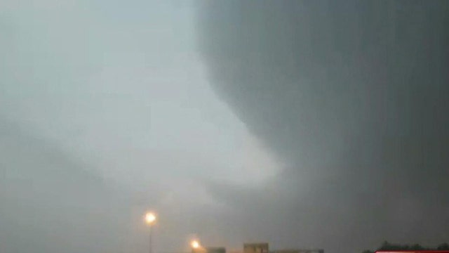 Multiple, violent tornadoes touch down in Okla.