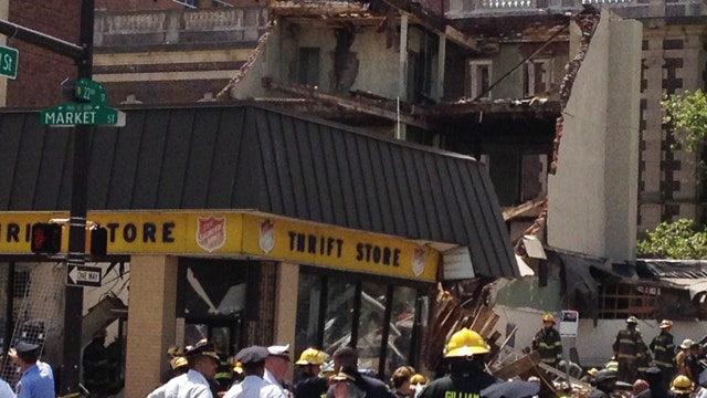 Rescues underway after building collapses in Philadelphia