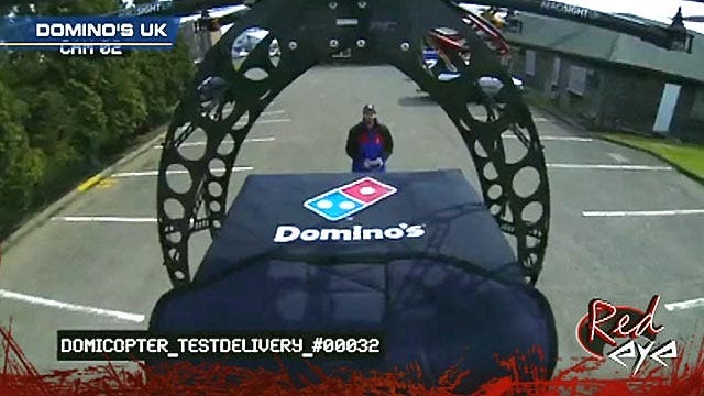 Domino's testing helicopter delivery drones