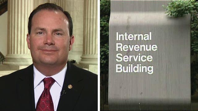 Sen. Lee: IRS is a 'runaway, out of control agency'