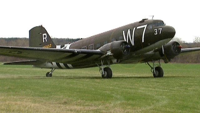 Restored WWII plane taking part in 70th anniversary of D-Day