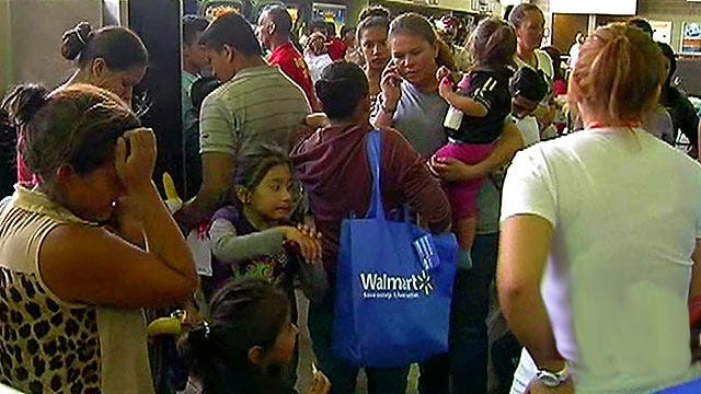 Unaccompanied minors flooding across the US southern border