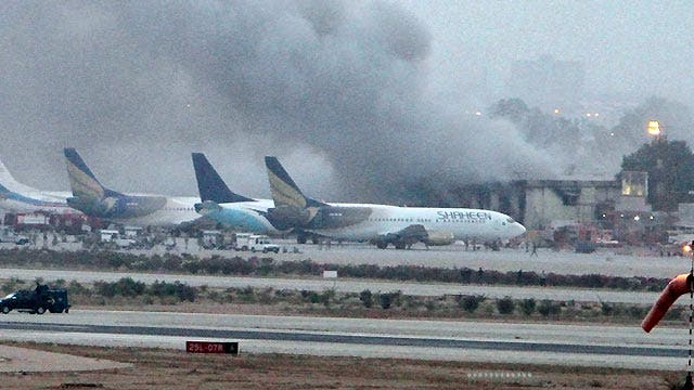 Pakistan airport attack leaves 18 dead