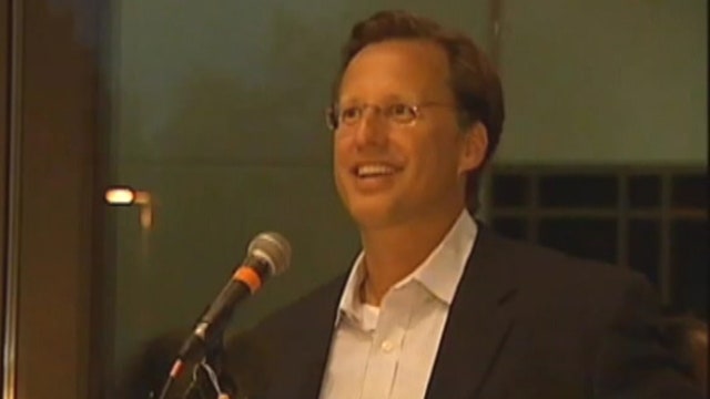 Dave Brat speaks to supporters after defeating Eric Cantor