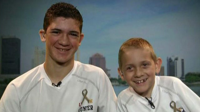 Teen piggybacks brother with cerebral palsy for 40 miles