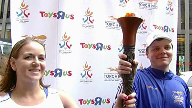 2014 Special Olympics USA Games torch launch