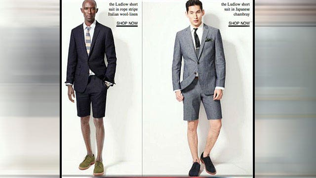 'Short suits' going mainstream?