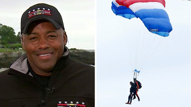 Sgt. Mike Elliott on skydiving with George H.W. Bush