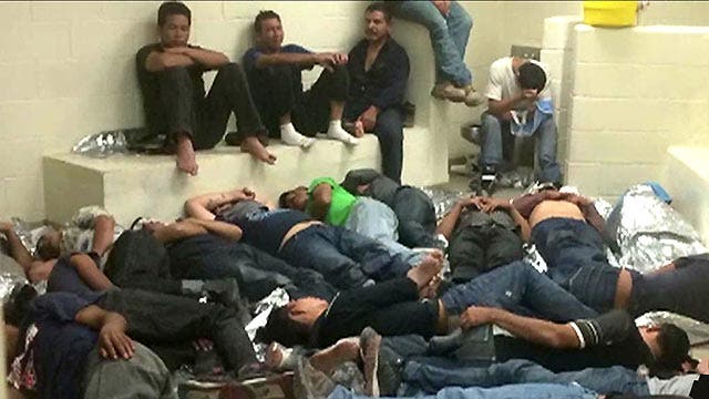 Rough conditions for unaccompanied minors crossing US border