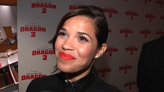 In the FOXlight: Kit Harington and America Ferrera at the 'How to Train Your Dragon 2' Premiere