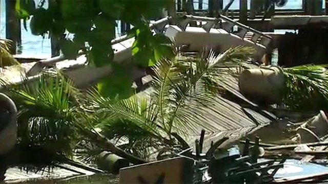 Deck collapses at Miami-area sports bar