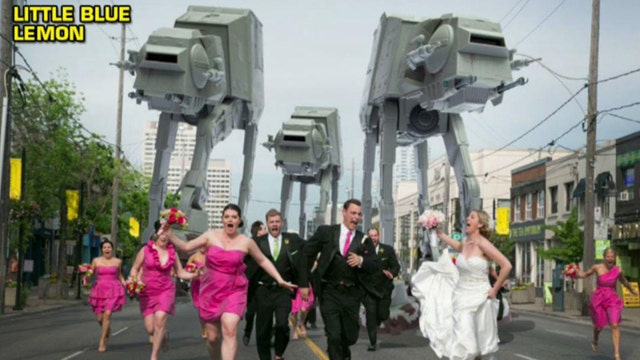 'Star Wars' wedding photo goes viral