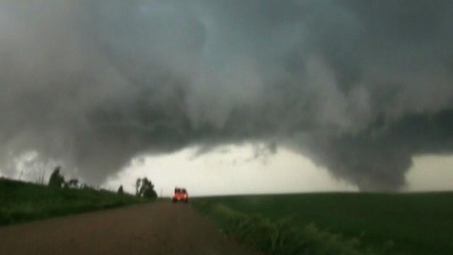 Twin tornadoes rip through Nebraska