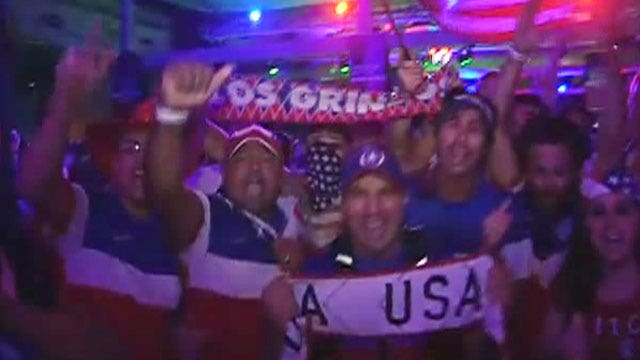 Thousands of USA fans party in Brazil