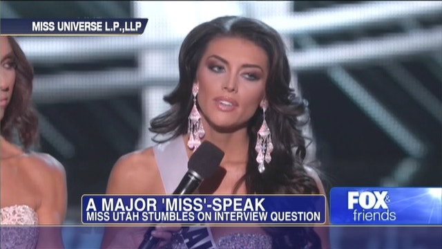 Miss USA 2013 Pageant: Miss Utah Stumbles On Question