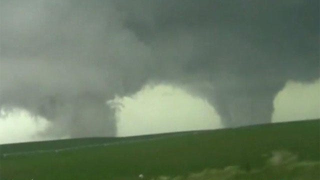 Rare twin tornados devastate northeast Nebraska