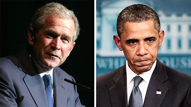 President Obama still battling a 'Bush hangover'?