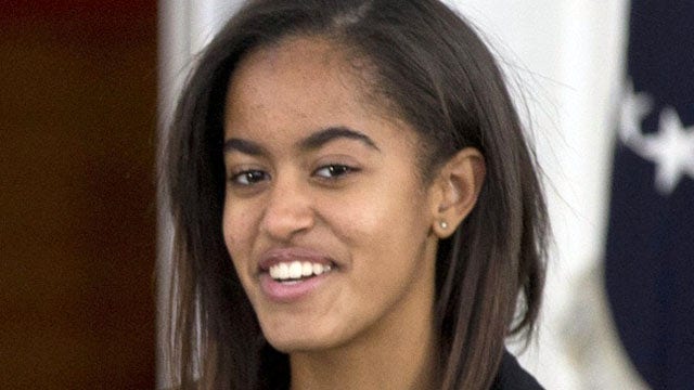 First daughter lands her first job