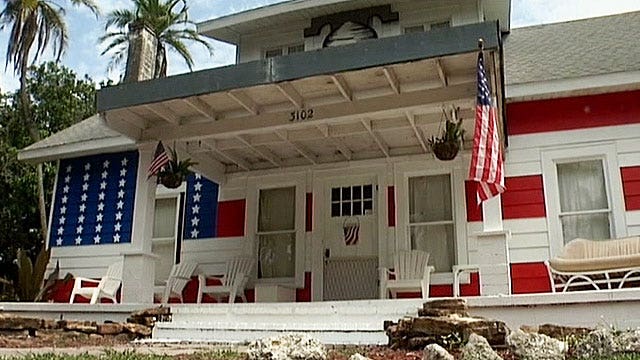 American flag house causes fight in Florida
