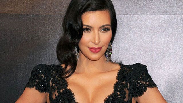 Kim lets it all hang out