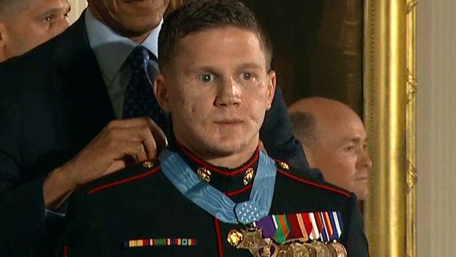 Lance Corporal Kyle Carpenter receives Medal of Honor