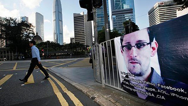 Edward Snowden charged with espionage