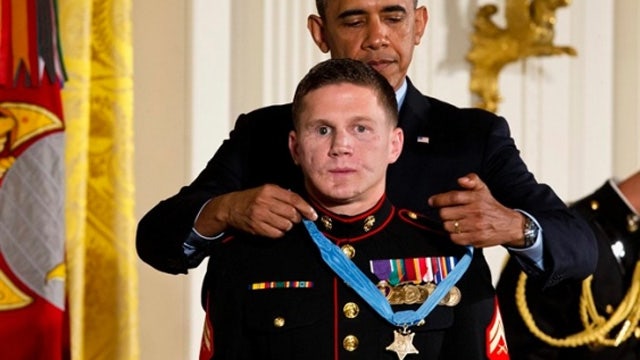 US Marines honor Medal of Honor recipients