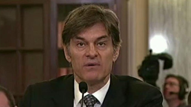 Dr. Oz scolded by Congress over weight-loss claims