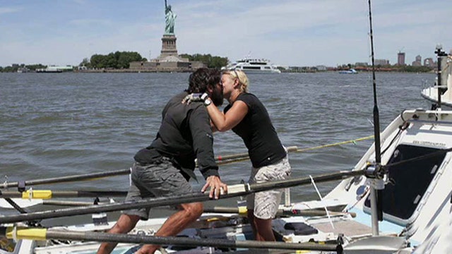 Rowing from Africa to New York