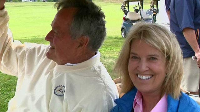 Greta: My day as George H.W. Bush's golf cart driver