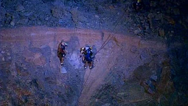 Teen rescued from unstable rock quarry cliff
