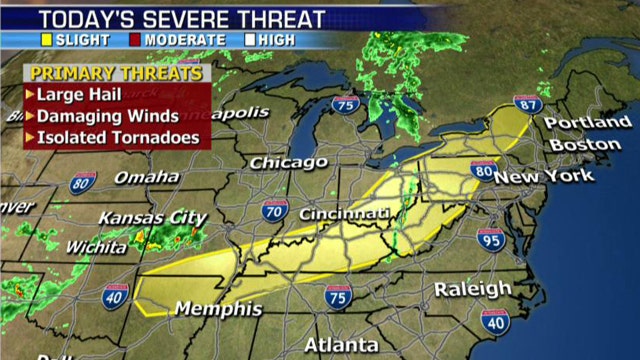 National forecast for Tuesday, July 1