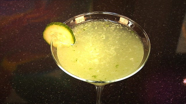 Kitano's Cucumber Mint Martini