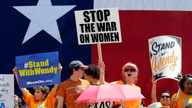 Battle over abortion rights in Texas