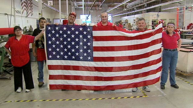Taking pride in American flags made in America