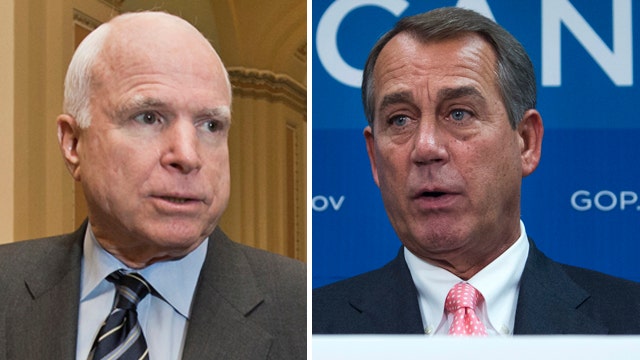 McCain, House GOP clash over immigration overhaul