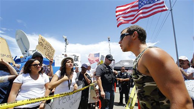 Protesting the border chaos