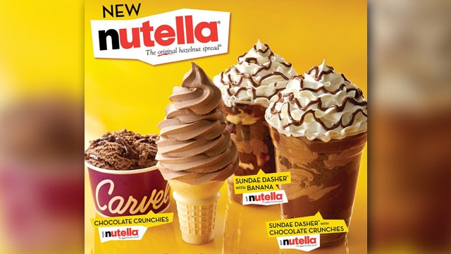 Carvel's Nutella summer treats