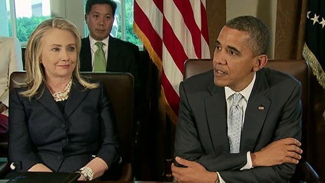 Hillary Clinton trying to distance herself from Obama?