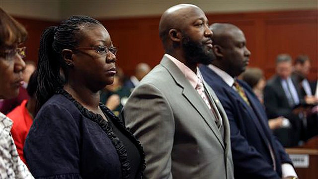 Are Trayvon Martin's parents satisfied with the prosecution?