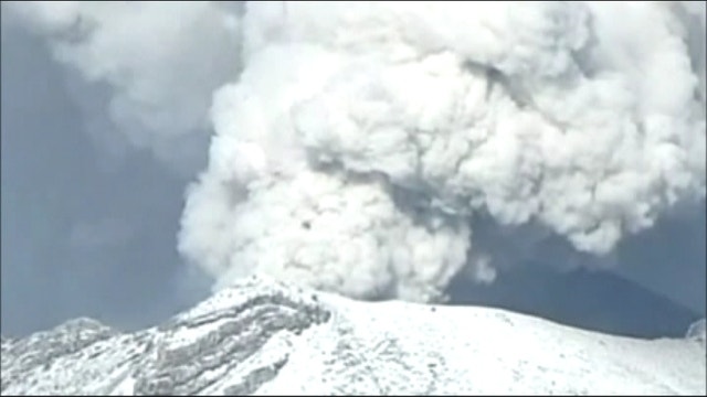 Mexico's Erupting Popocatepetl Volcano 