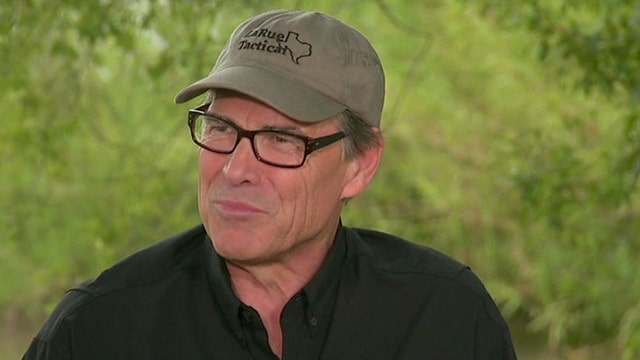 Rick Perry on securing the border with a 'show of force'