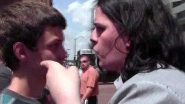 Pro-life activists confronted, attacked on camera