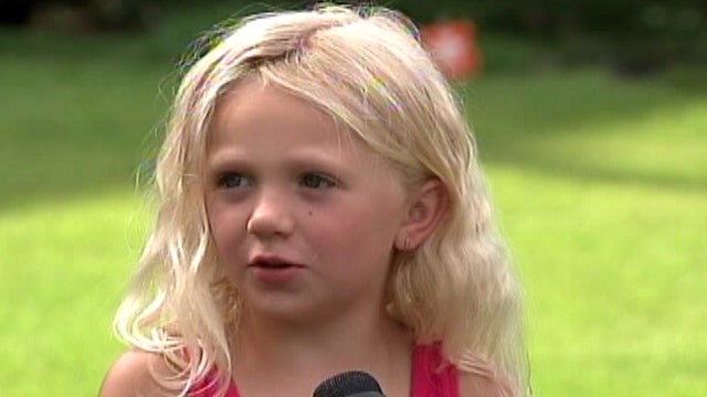 NJ five year old saves choking mom