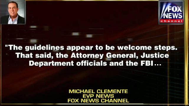 Fox News executive responds to DOJ's new reporter guidelines