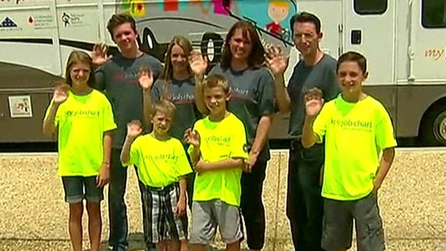 Family spends summer vacation serving others