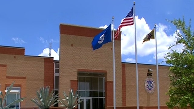 Inside a detention facility housing illegal immigrants