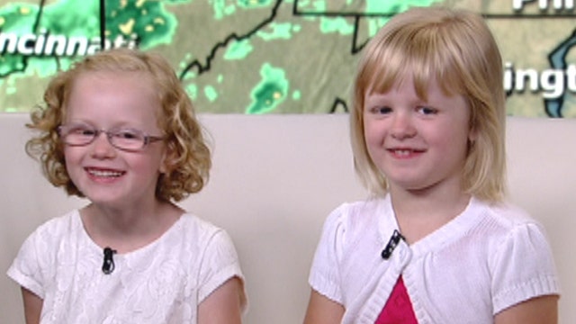 After the Show Show: Mini-'newscasters' crash curvy couch